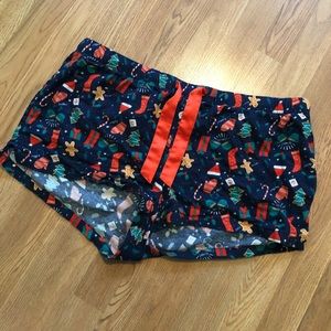 Adorable Holiday Themed PJ Shorts